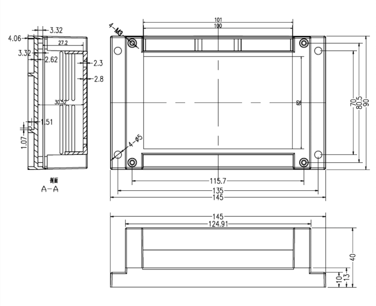 Y301-880 dimensions